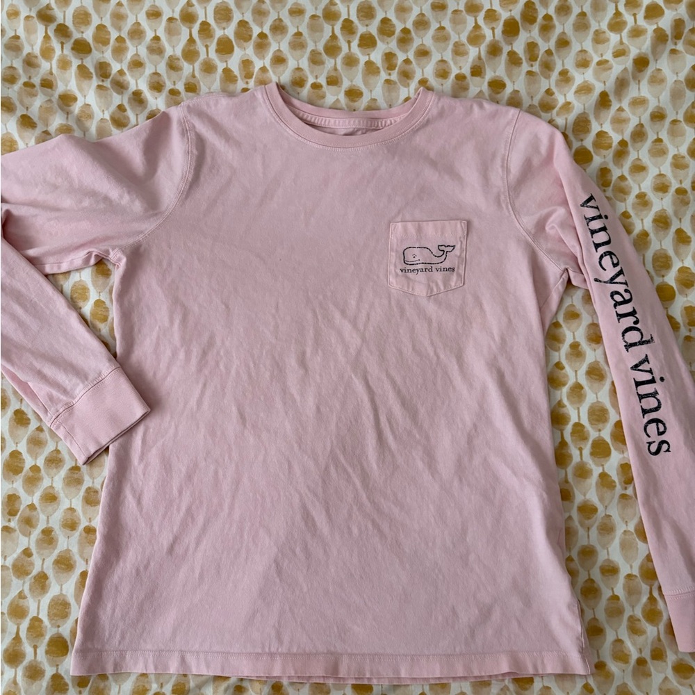 Vineyard Vines Women’s Light Pink Long Sleeve Tee